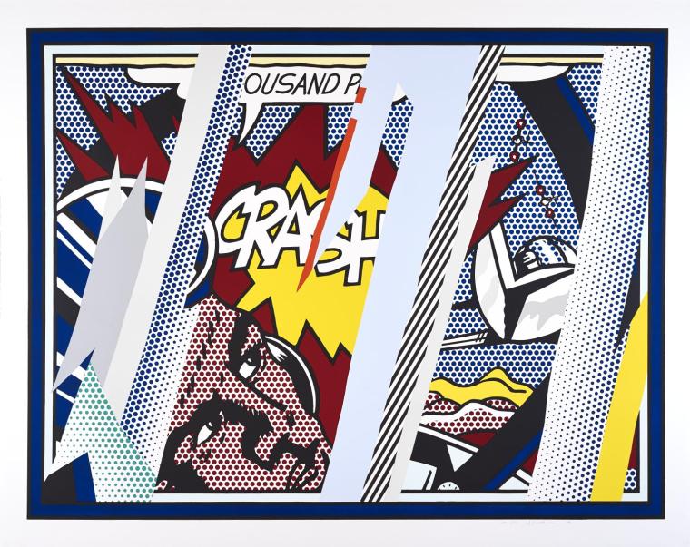 Reflections on Crash 1990 by Roy Lichtenstein 1923-1997