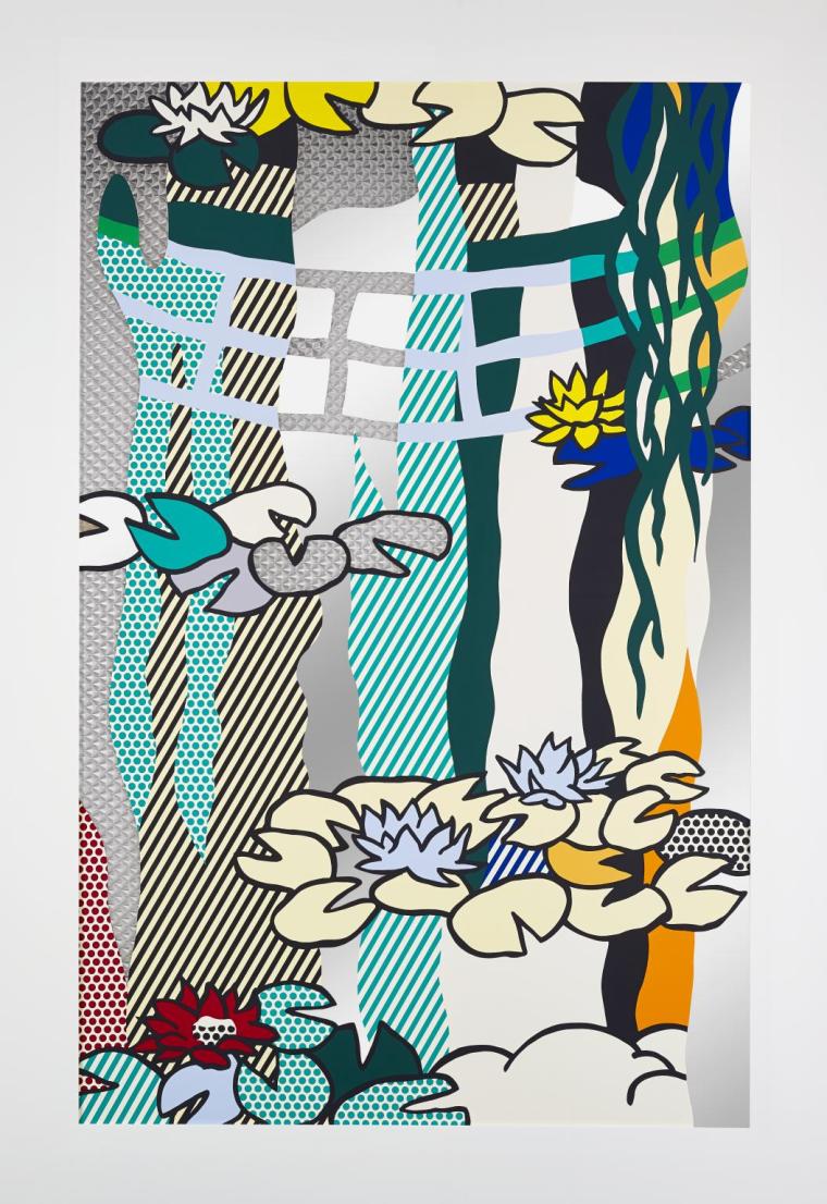 Water Lilies with Japanese Bridge 1992 by Roy Lichtenstein 1923-1997