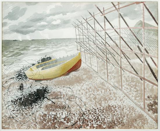 9._Eric_Ravilious__Drift_Boat__1941__Museums_Sheffield_1510920366_crop_550x451